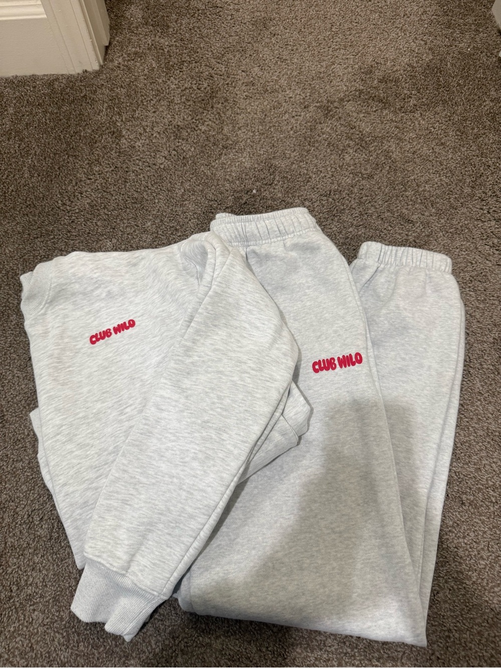 Wilo light grey sweat set